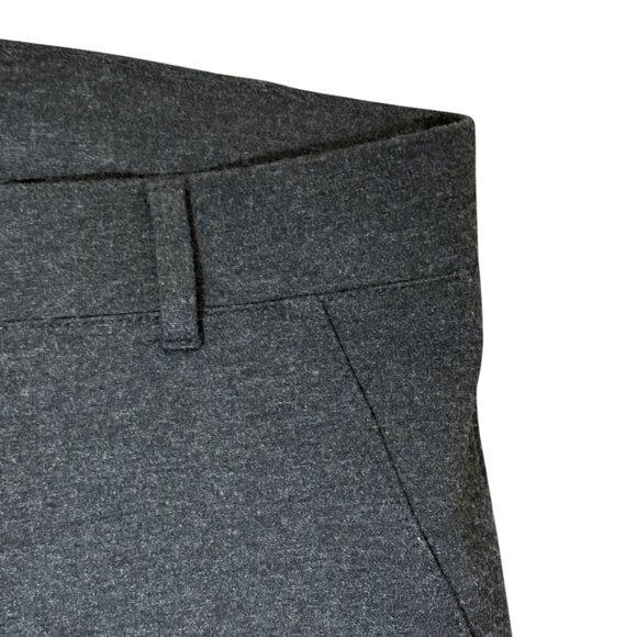 Betabrand Charcoal Gray straight Pants Size Medium Petite - Picture 4 of 7